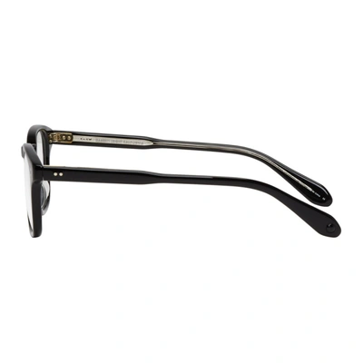 Shop Garrett Leight Black Thornton Glasses