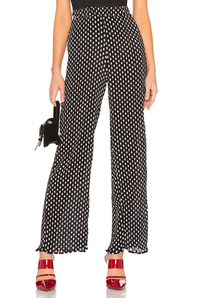 Shop About Us Charlie Wide Leg Pants In Black & White