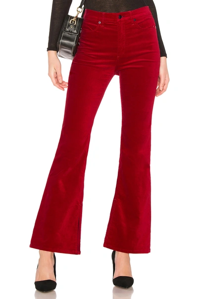 Shop Rag & Bone /jean Bella Velvet Pant In Red.