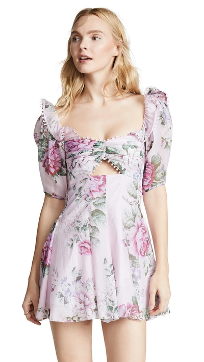Shop Alice Mccall Peony Dress In Lilac