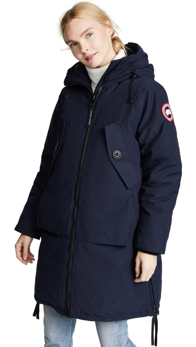 Canada Goose Olympia Parka In Admiral Blue | ModeSens