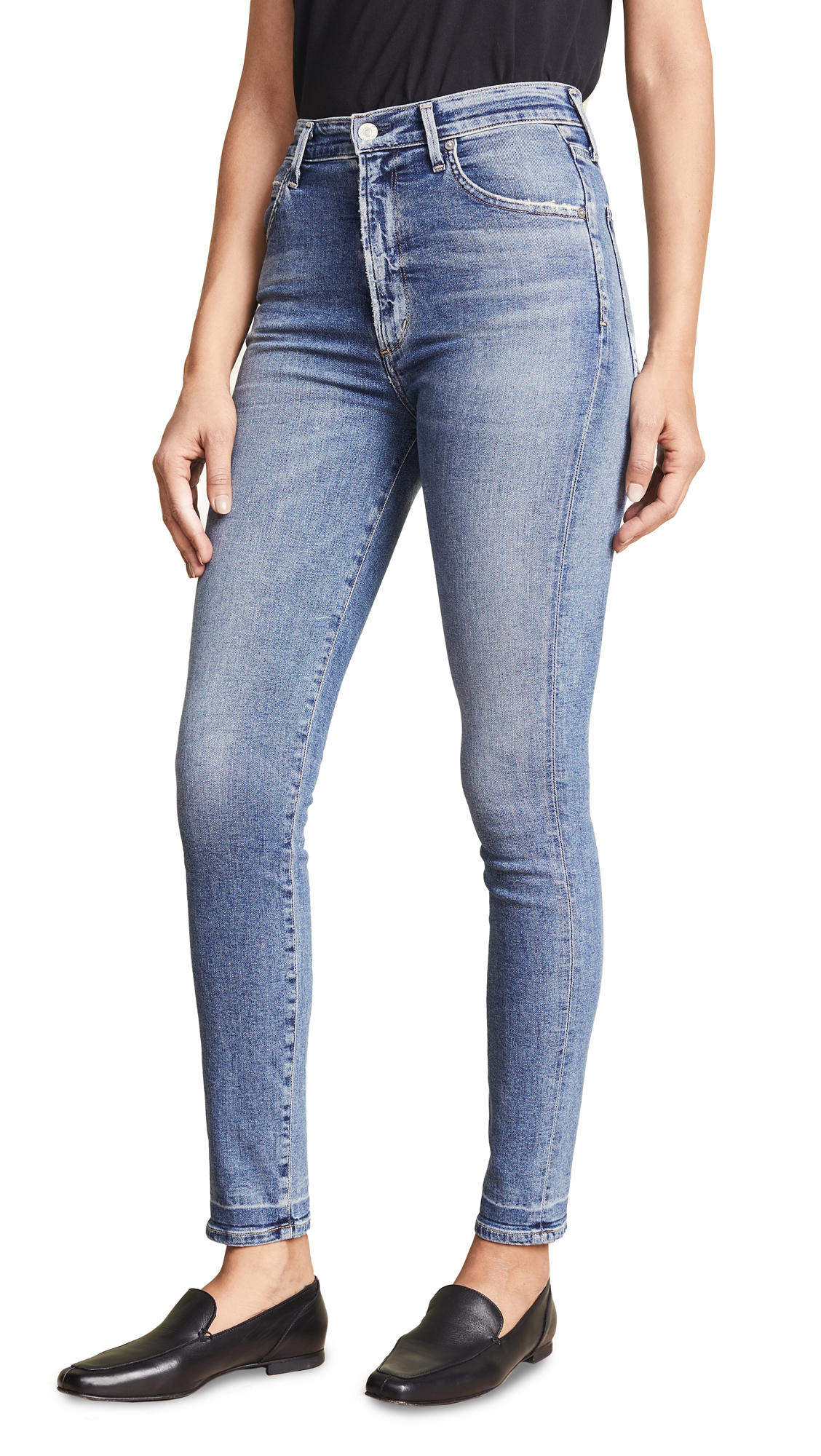 chrissy high waist skinny jeans