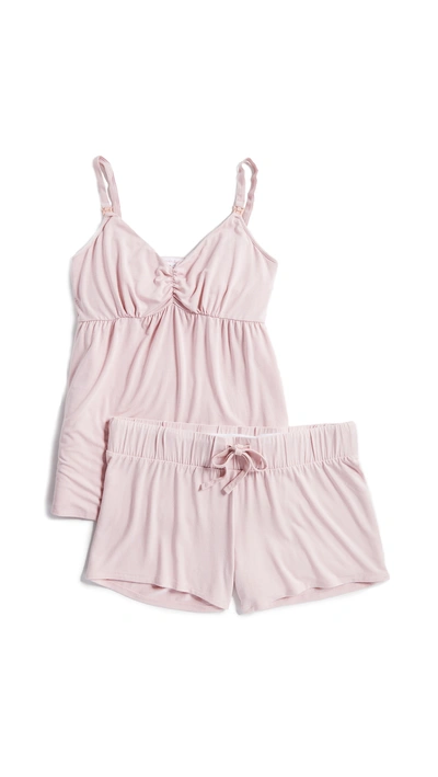 Shop Ingrid & Isabel Maternity Pajama Set In Blush