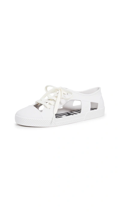 Shop Melissa X Vivienne Westwood Brighton Sneakers In White