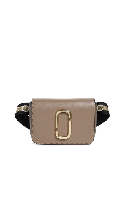 Shop Marc Jacobs Convertible Belt Bag In French Grey Multi