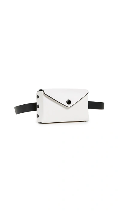 Shop Rag & Bone Atlas Belt Bag S/m Belt In White/multi