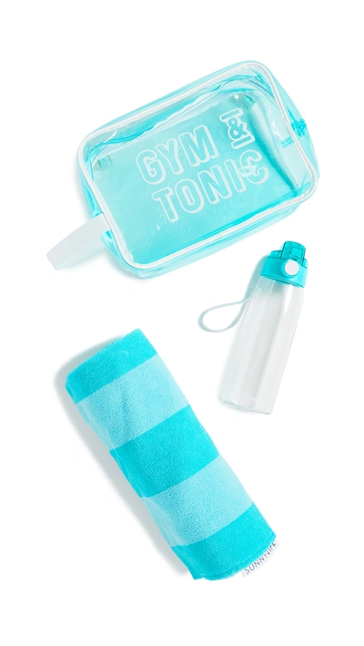 Shop Sunnylife Active Kit In Turquoise