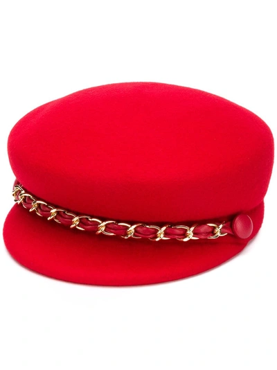 Shop Eugenia Kim Sabrina Hat - Red