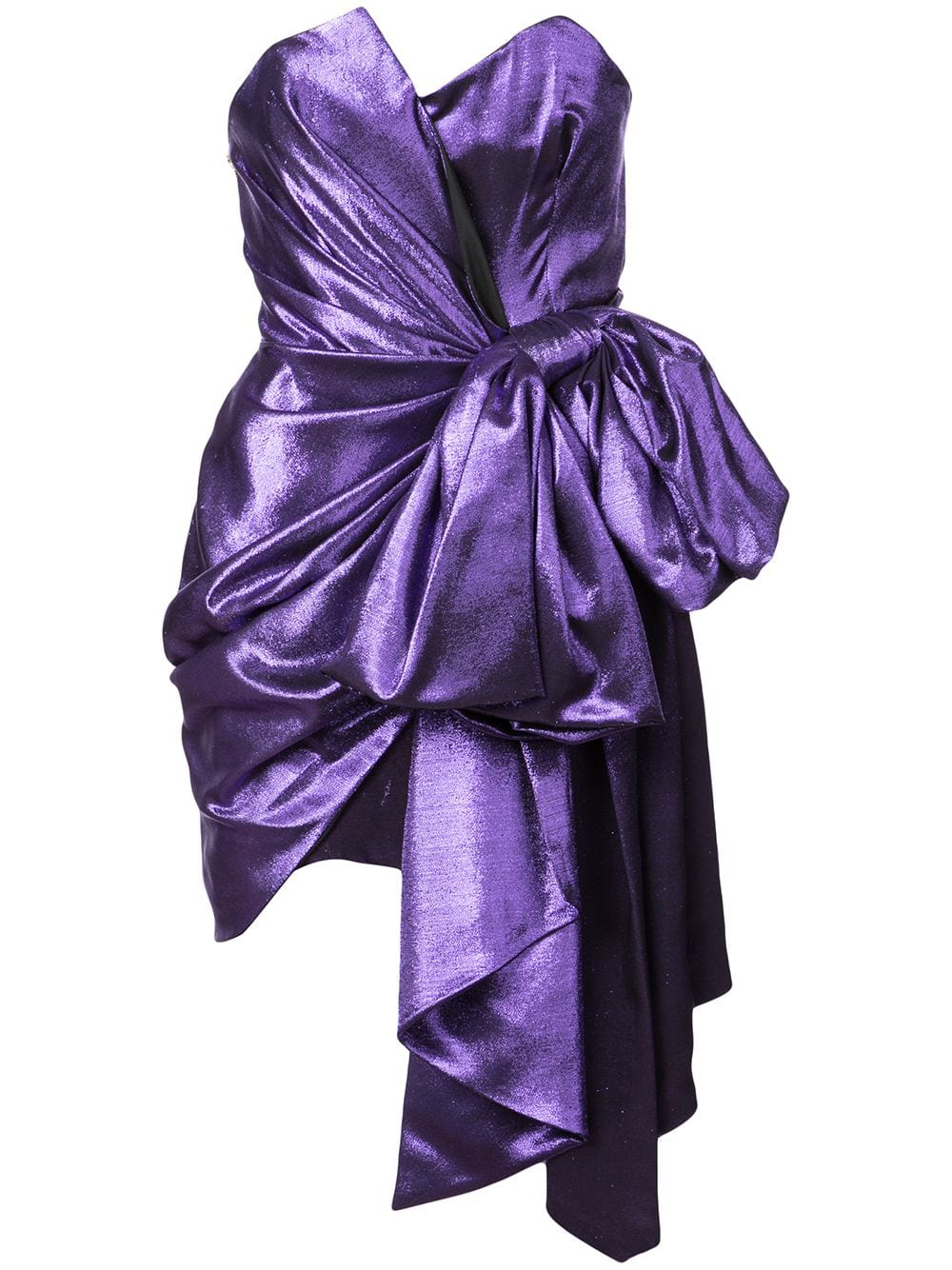 alexandre vauthier purple dress