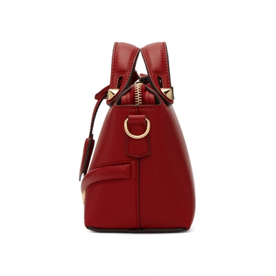 Shop Fendi Red Mini 'by The Way' Bag