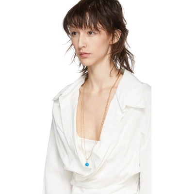 Shop Jacquemus Off-white La Chemise Ourika Blouse In Off White