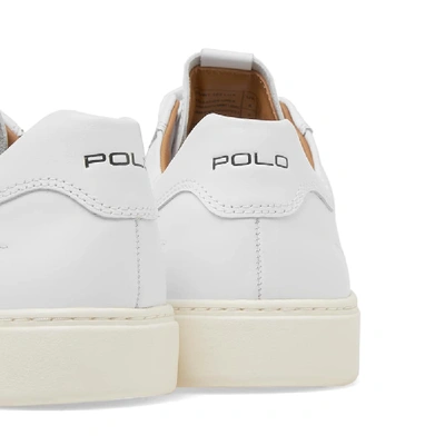 Shop Polo Ralph Lauren Court 100 Luxe Sneaker In White