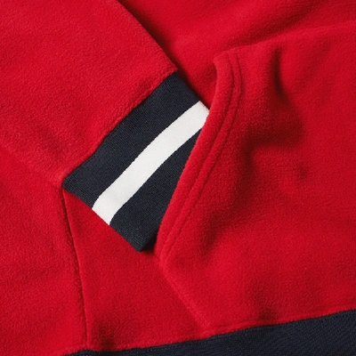 Shop Polo Ralph Lauren Usa Polar Fleece Crew Sweat In Red