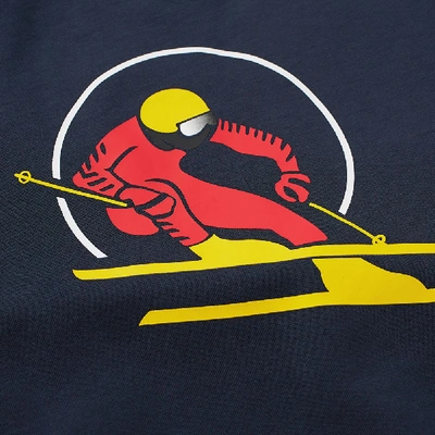 Shop Polo Ralph Lauren Usa Ski Crew Sweat In Blue