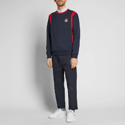 Shop Polo Ralph Lauren Usa Ski Crew Sweat In Blue