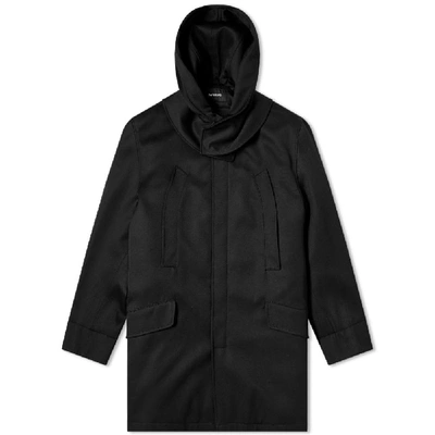 Shop Raf Simons Padded Parka In Black