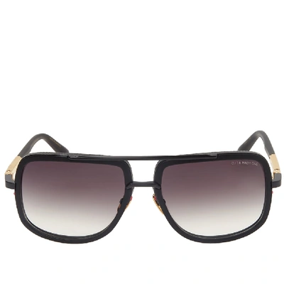 Shop Dita Mach-one Sunglasses In Black