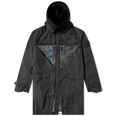 Shop Stone Island Shadow Project Scarabeo Stealth Parka In Black