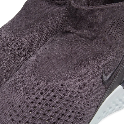 Shop Nike Rise React Flyknit W In Grey