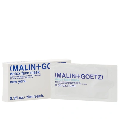 Shop Malin + Goetz Detox Face Mask Travel Set In N/a