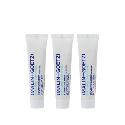 Shop Malin + Goetz Clarifying Clay Mask Travel Tubes In N/a