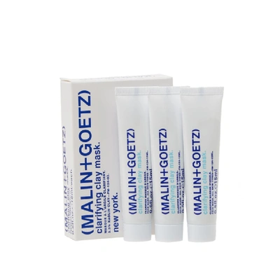 Shop Malin + Goetz Clarifying Clay Mask Travel Tubes In N/a