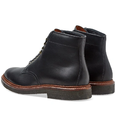 Shop Alden Shoe Company Alden Round Toe Boot In Black