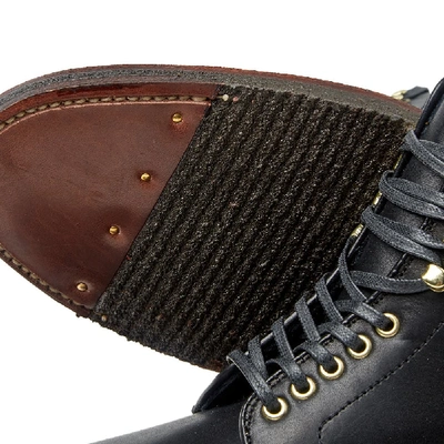 Shop Alden Shoe Company Alden Round Toe Boot In Black