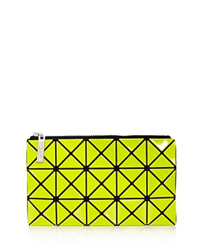 Shop Bao Bao Issey Miyake Prism Flat Pouch In Yellow