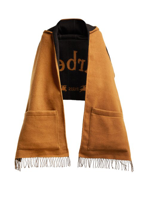 burberry hooded scarf