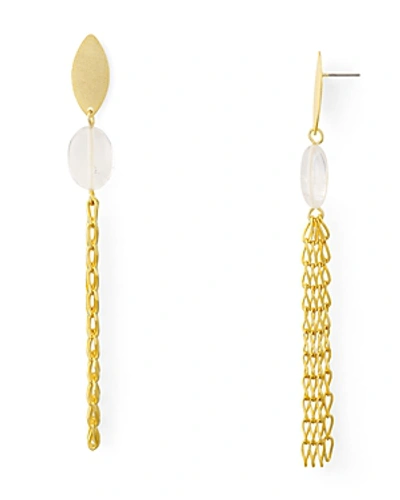 Shop Stephanie Kantis Bedangled Drop Earrings In Gold