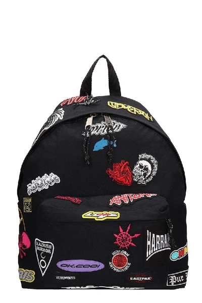 Shop Vetements Black Fabric Backpack