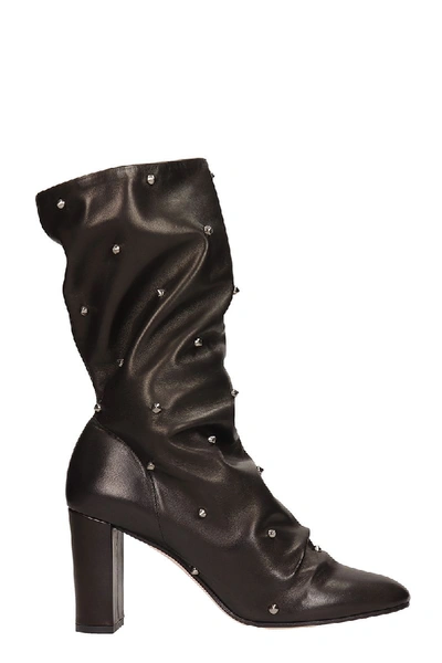 Shop Marc Ellis Black Leather Ankle Boots