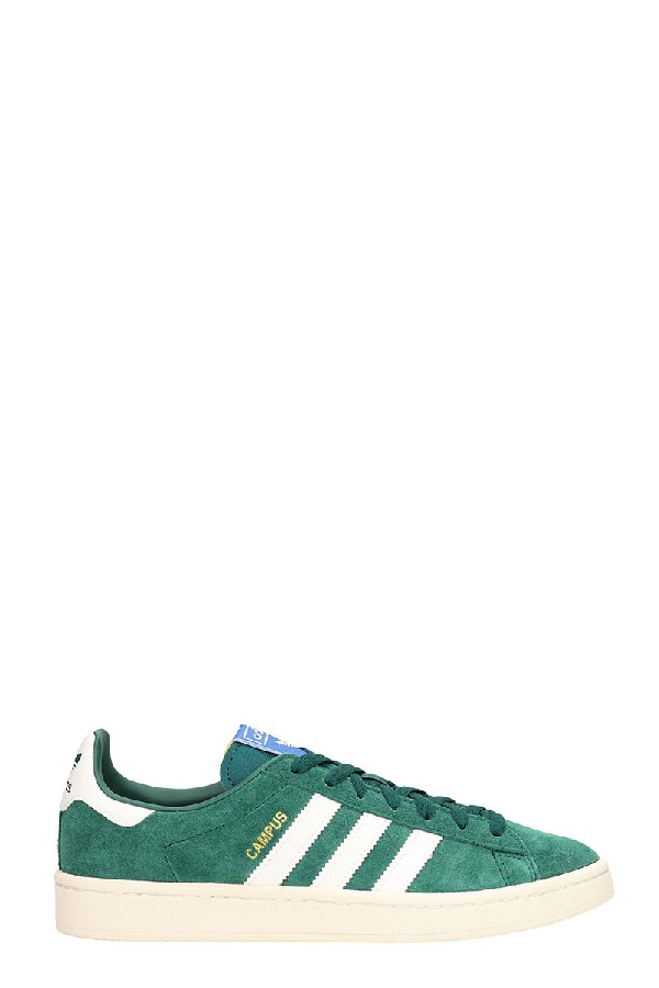 adidas campus green suede