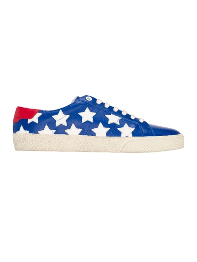 Shop Saint Laurent Sl Star Court In Blue