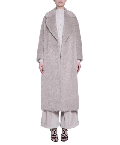Max Mara Guelfo Coat In Grigio ModeSens