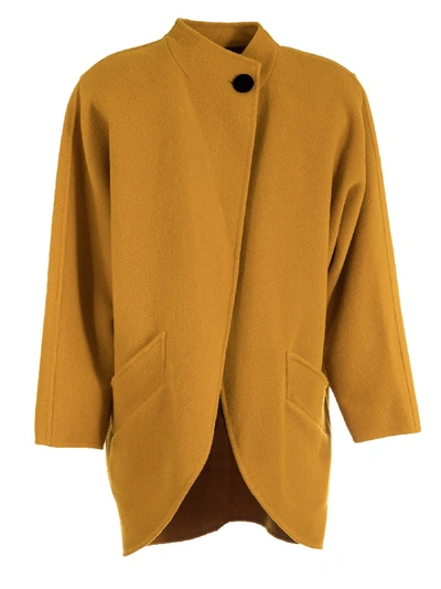 Shop Marc Jacobs Buttoned Coat In Giallo