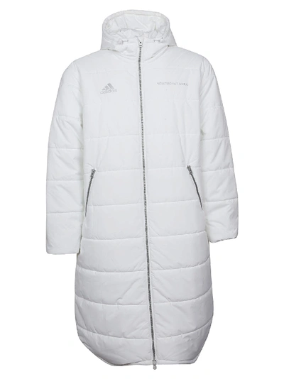 Shop Gosha Rubchinskiy Adidas Padded Coat In White