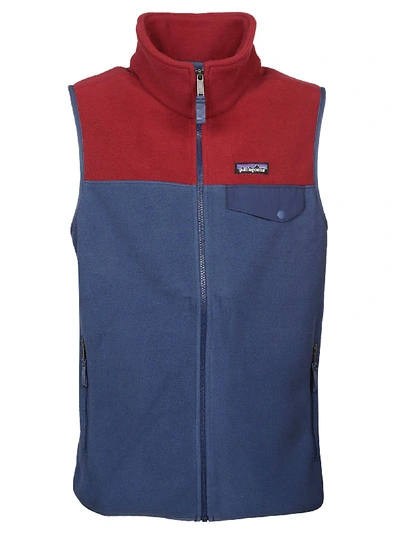 Shop Patagonia Sleeveless Fleece Jacket In Basic