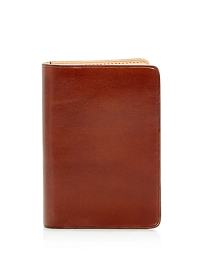 Shop Il Bussetto Leather Bi-fold Card Case - 100% Exclusive In Cappuccino