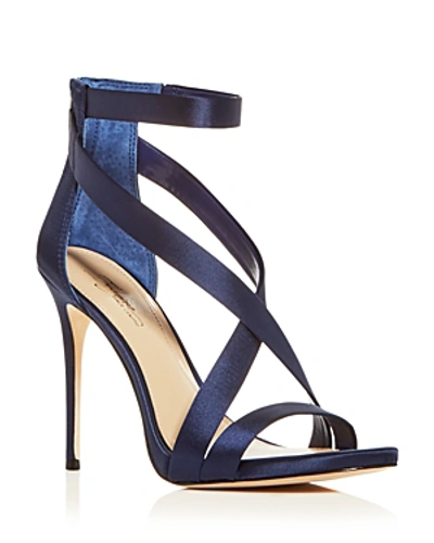 Shop Imagine Vince Camuto Women's Devin Ankle Strap High-heel Sandals In Medium Blue