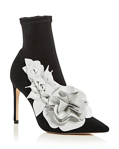 Shop Sophia Webster Women's Jumbo Lilico High-heel Booties In Black/white