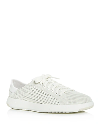Shop Cole Haan Women's Grandpro Stitchlite Low-top Sneakers In Chalk