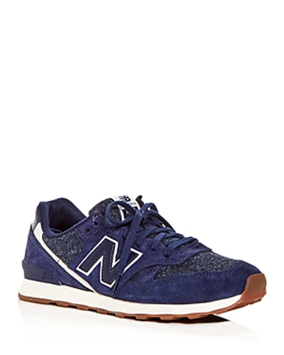 Shop New Balance Women's 696 Low-top Sneakers In Pigment