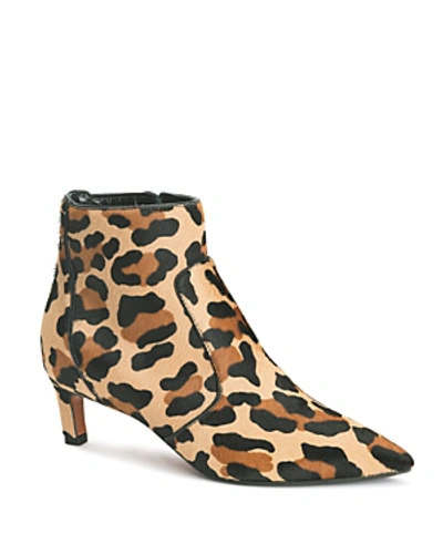 Shop Aquatalia Women's Marilisa Printed Calf Hair Booties In Leopard