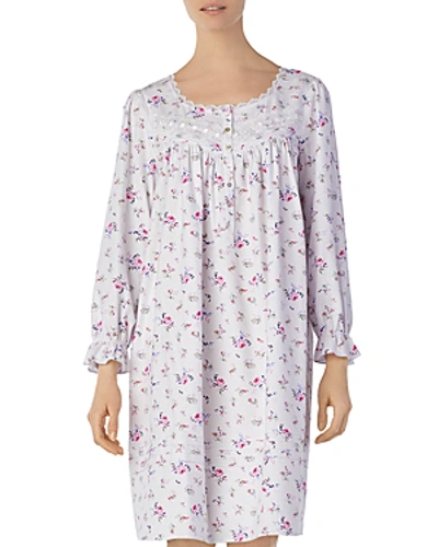 Shop Eileen West Waltz Long Sleeve Nightgown In Rose Bouquet