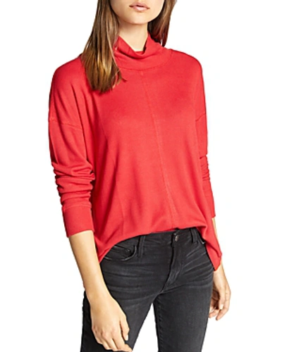 Shop Sanctuary High Road Waffle Knit Tee In Street Red