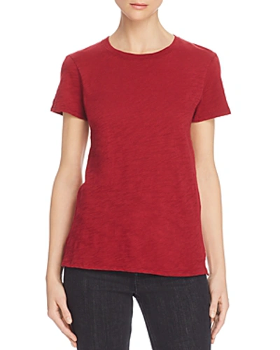 Shop Atm Anthony Thomas Melillo Schoolboy Crewneck Tee In Red