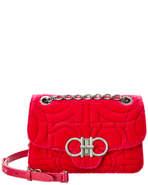 ferragamo velvet bag