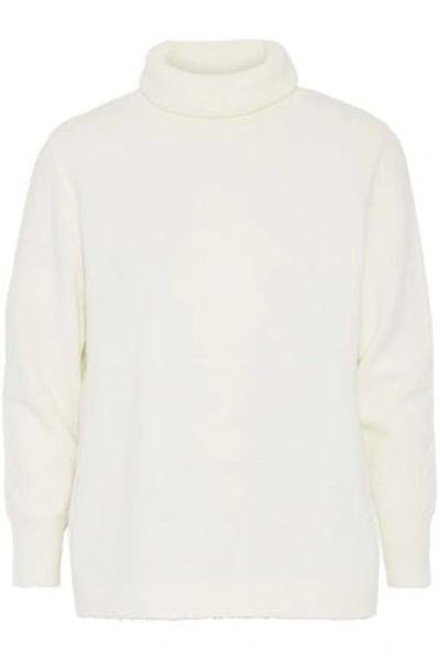 Shop Joie Lizetta Knitted Turtleneck Sweater In Off-white